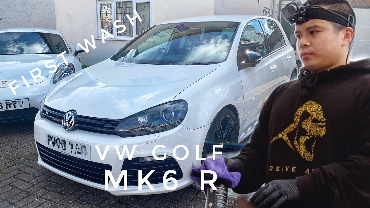Washing the Volkswagen Golf MK6 R for the first time! - 024
