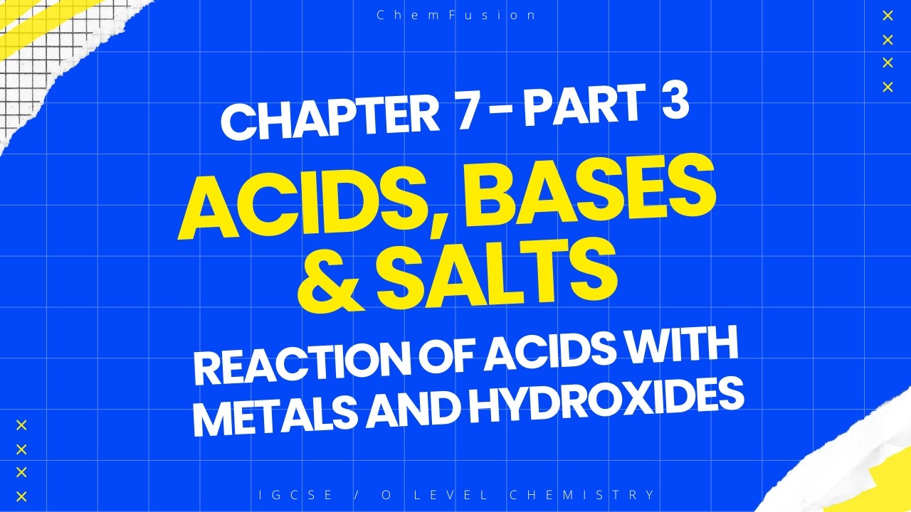 Acid Reactions EXPLAINED | Lecture 3: Balanced & Ionic Equations | IGCSE/O Level Chem (0620/5070)