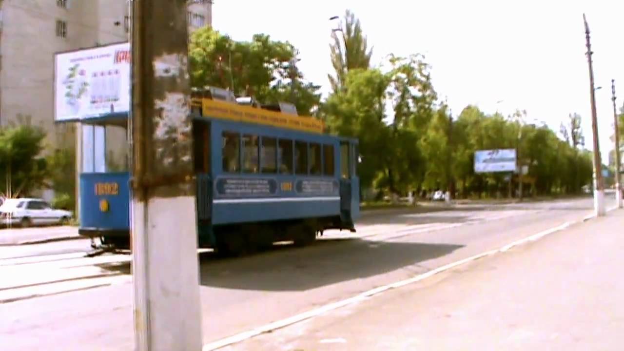 Old tram in Kiev 1892