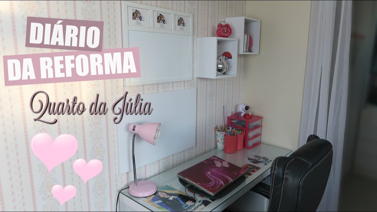 DI&Aacute;RIO DA DECORA&Ccedil;&Atilde;O #1 QUARTO DA J&Uacute;LIA Por Glaucia Sioli