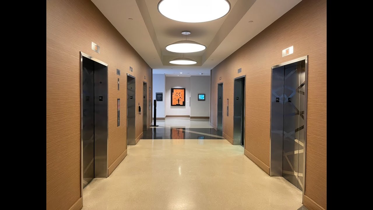Modern KONE High-Rise Traction Elevators - Hilton - Cleveland, OH