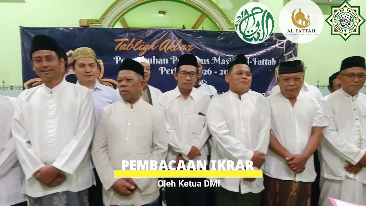 Peringatan Isra Mi'raj 1447H/2026M & Pengukuhan Pengurus Masjid Al Fattah Periode 2026-2030