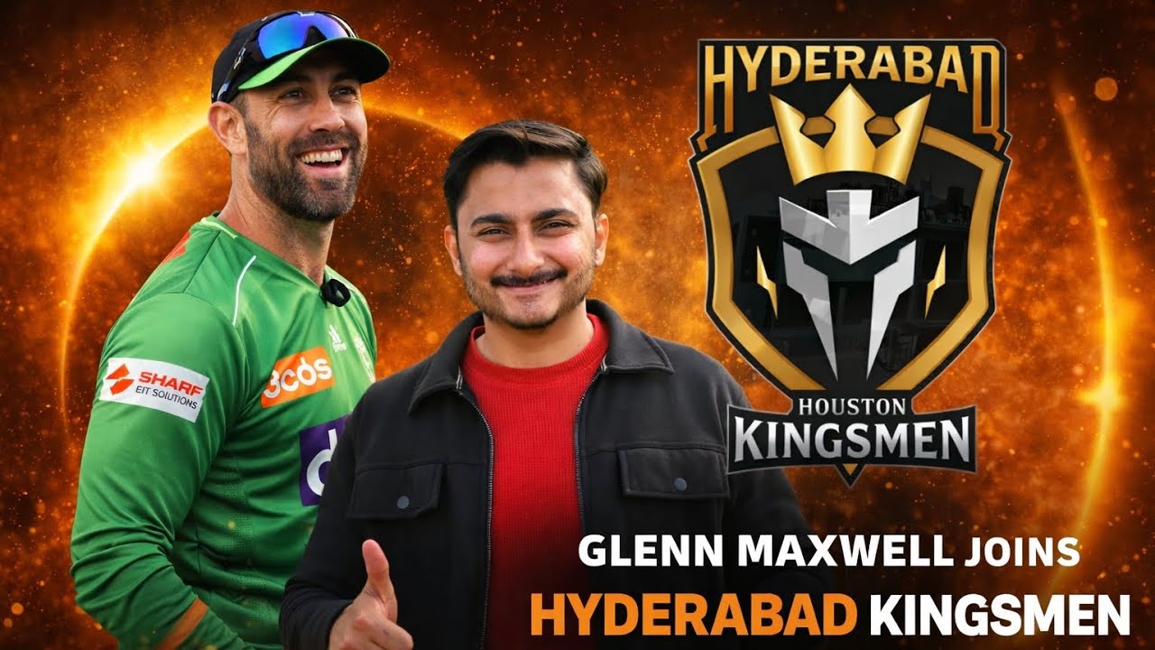 HYDERABAD SIGNED Glenn Maxwell for PSL 11 | Big breaking | Kingsman Hyderabad| PSL 11 