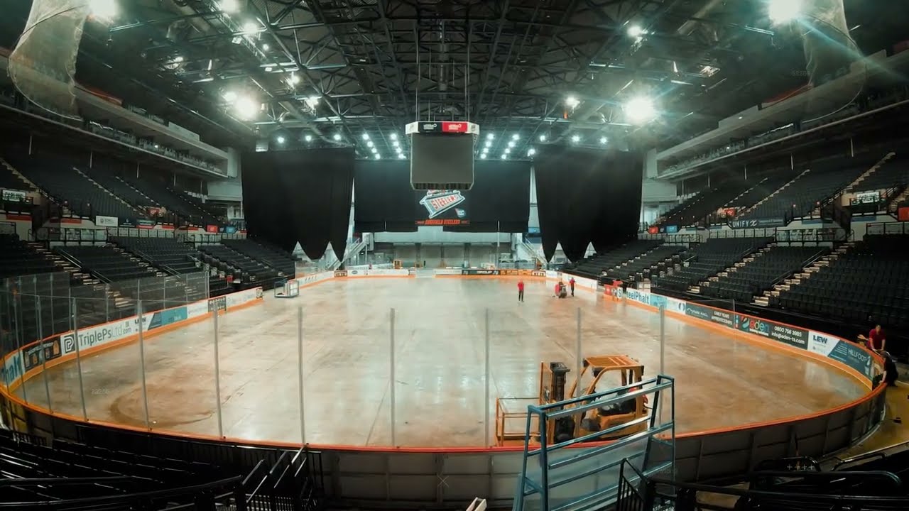 Sheffield Steelers x Utilita Arena - Ice Time lapse 2022
