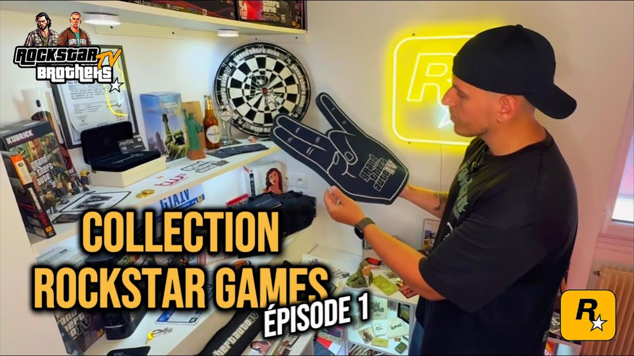 COLLECTION GTA & ROCKSTAR GAMES - ROOM TOUR D’AYRTON - EP. 1