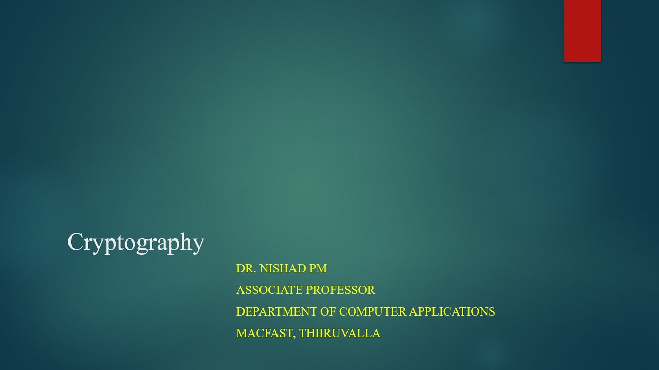 Cryptography - Malayalam