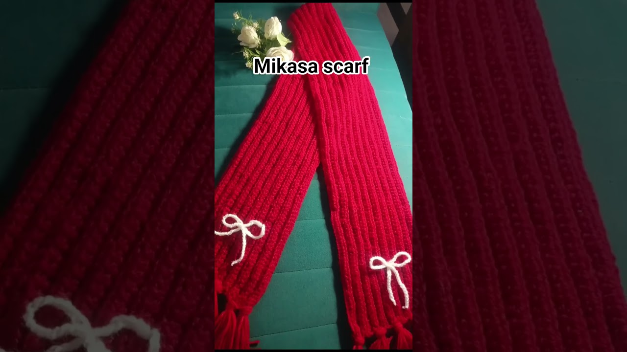crochet trending mikasa scarf 