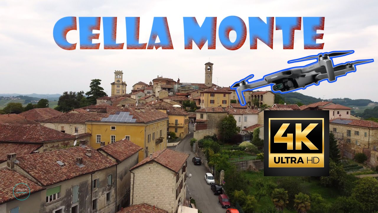 Cella Monte visto dal drone