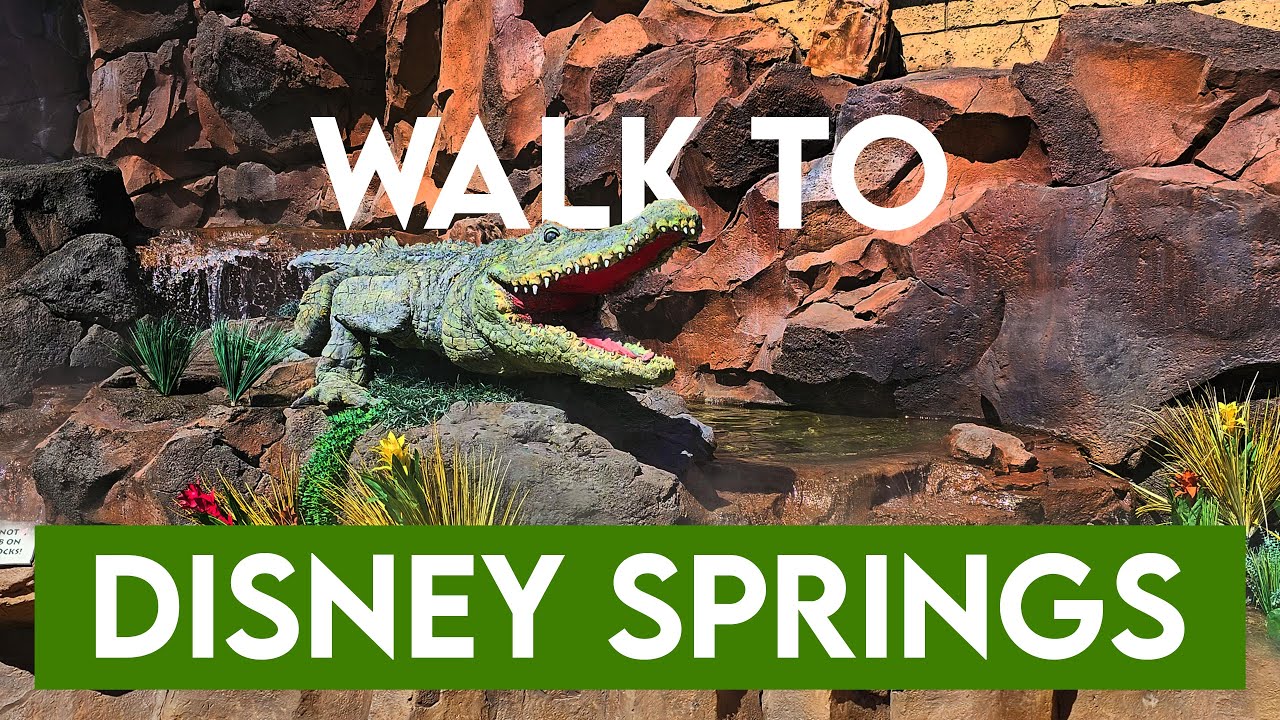 Пешком от отеля Hilton Buena Vista Palace до Disney Springs | Путеводитель по простым и живописны...