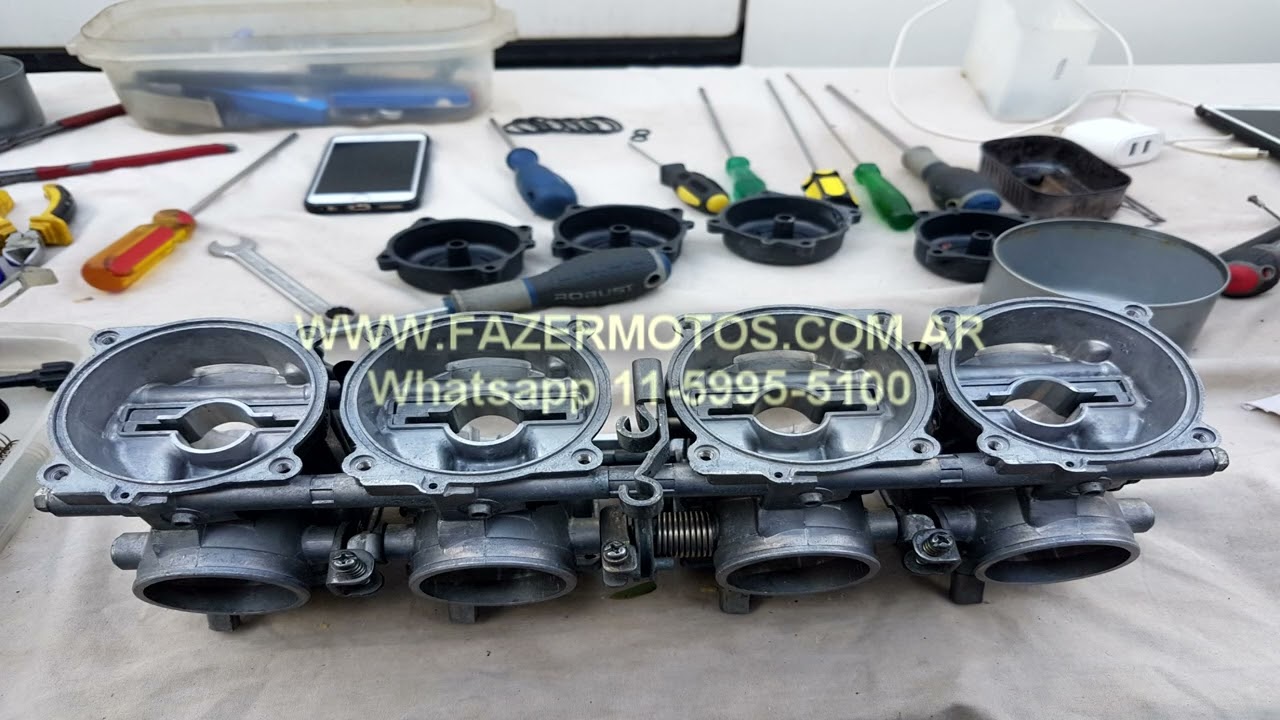 Limpieza carburadores Kawasaki ZX11
