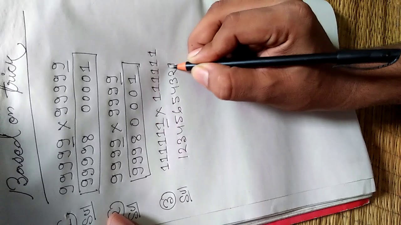 Miscellaneous questions based on tricks