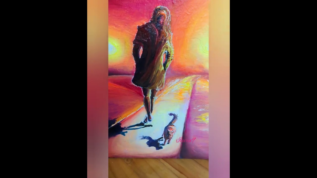 another world. #exhibition #show #artist #originalart #colours  #inspired #mood #artlovers