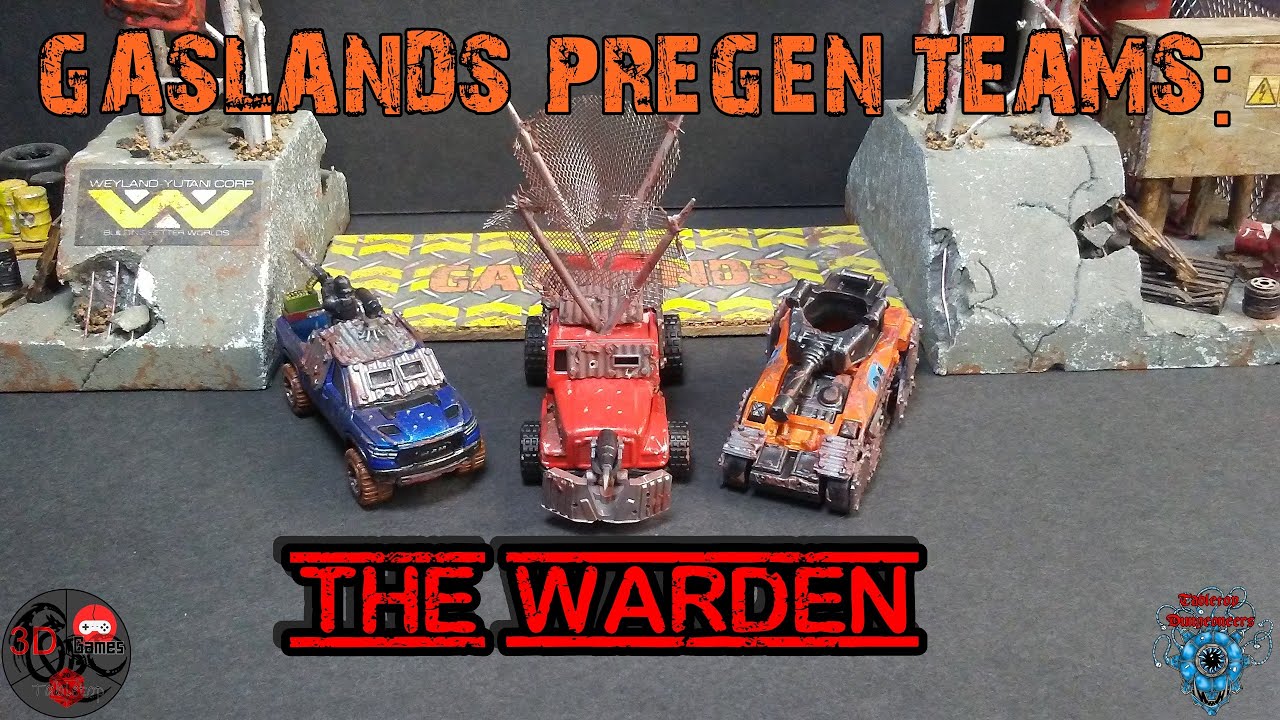Gaslands Pregen Teams: The Warden