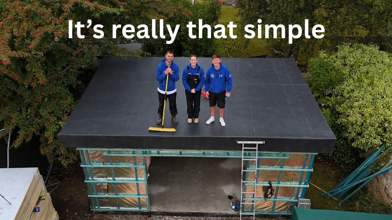 Installing and EDPM rubber roof