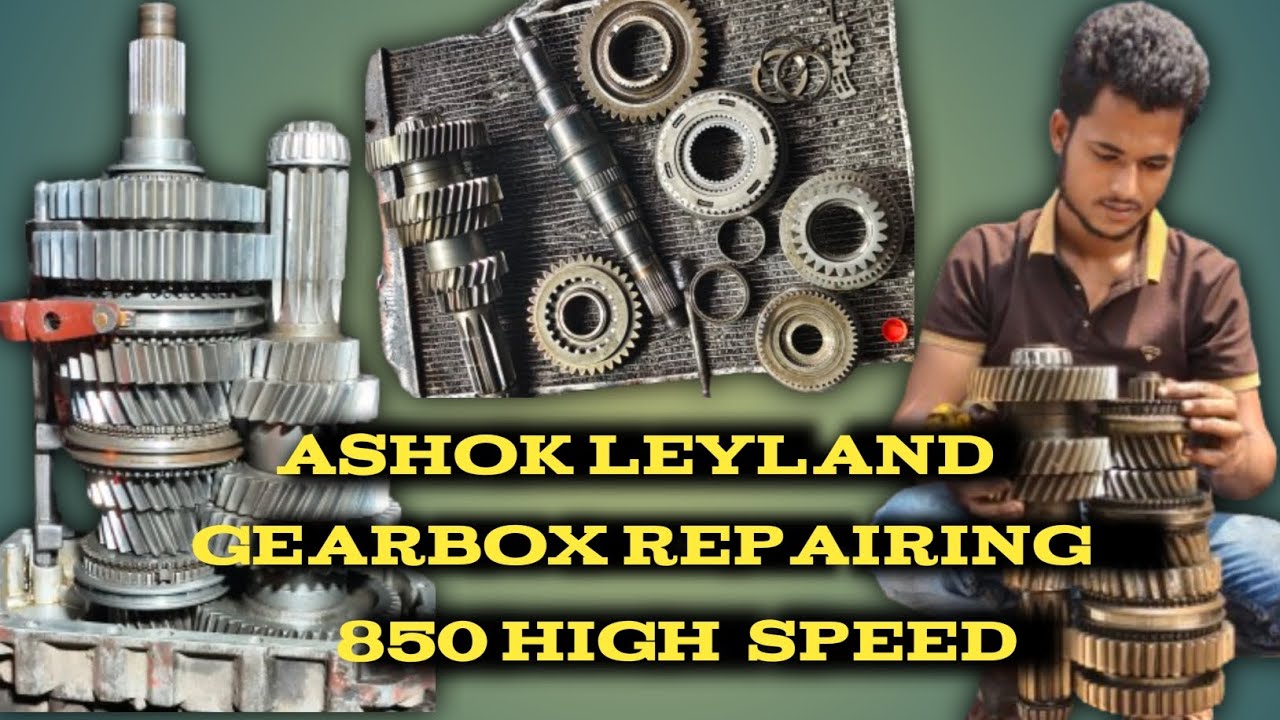 Ashok Leyland 850 high speed gearbox kaise fit Karen full video step by step