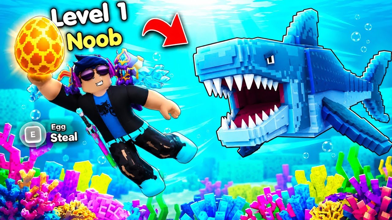 I found epic egg in Roblox (open sea for animals)
