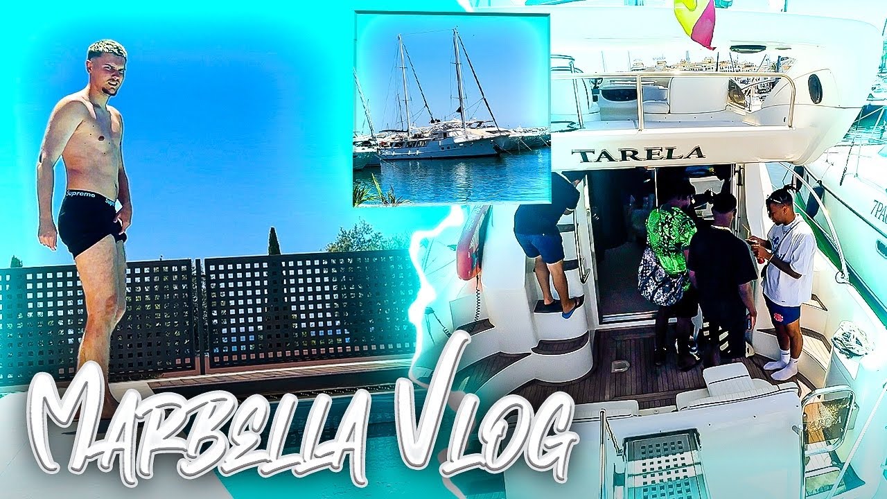 Letzter Tag in Marbella🔥Bootstour | mit Sidney, Willy, Jordan und Junior| Marlon