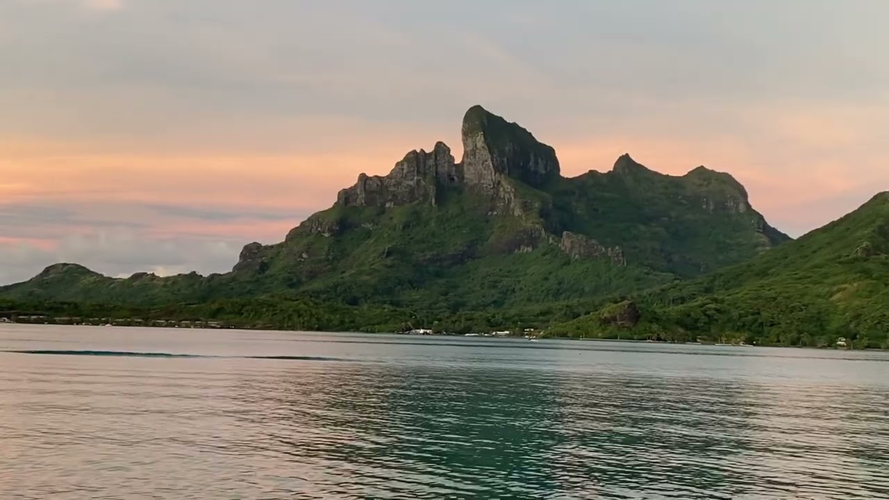 Sunrise, sunrise, looks like mornin' in your eyes… #fsborabora #borabora #frenchpolynesia