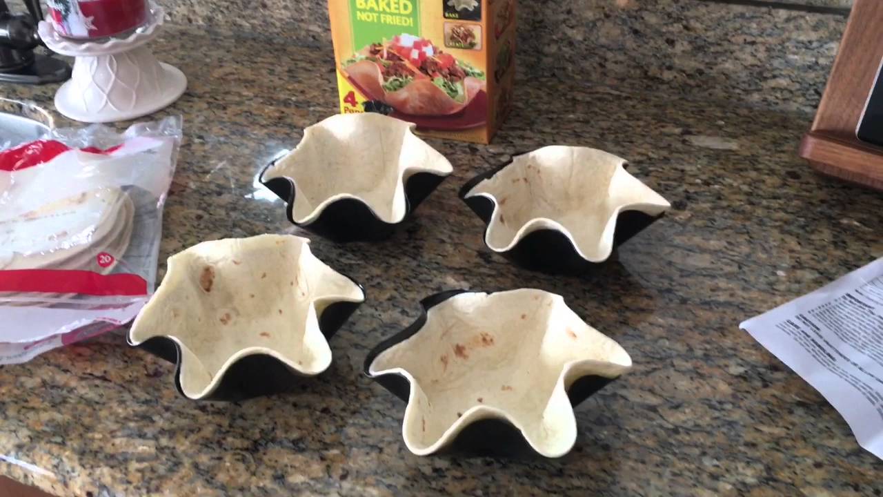 Tortilla Bowls- Perfect Tortilla Pan Set Review