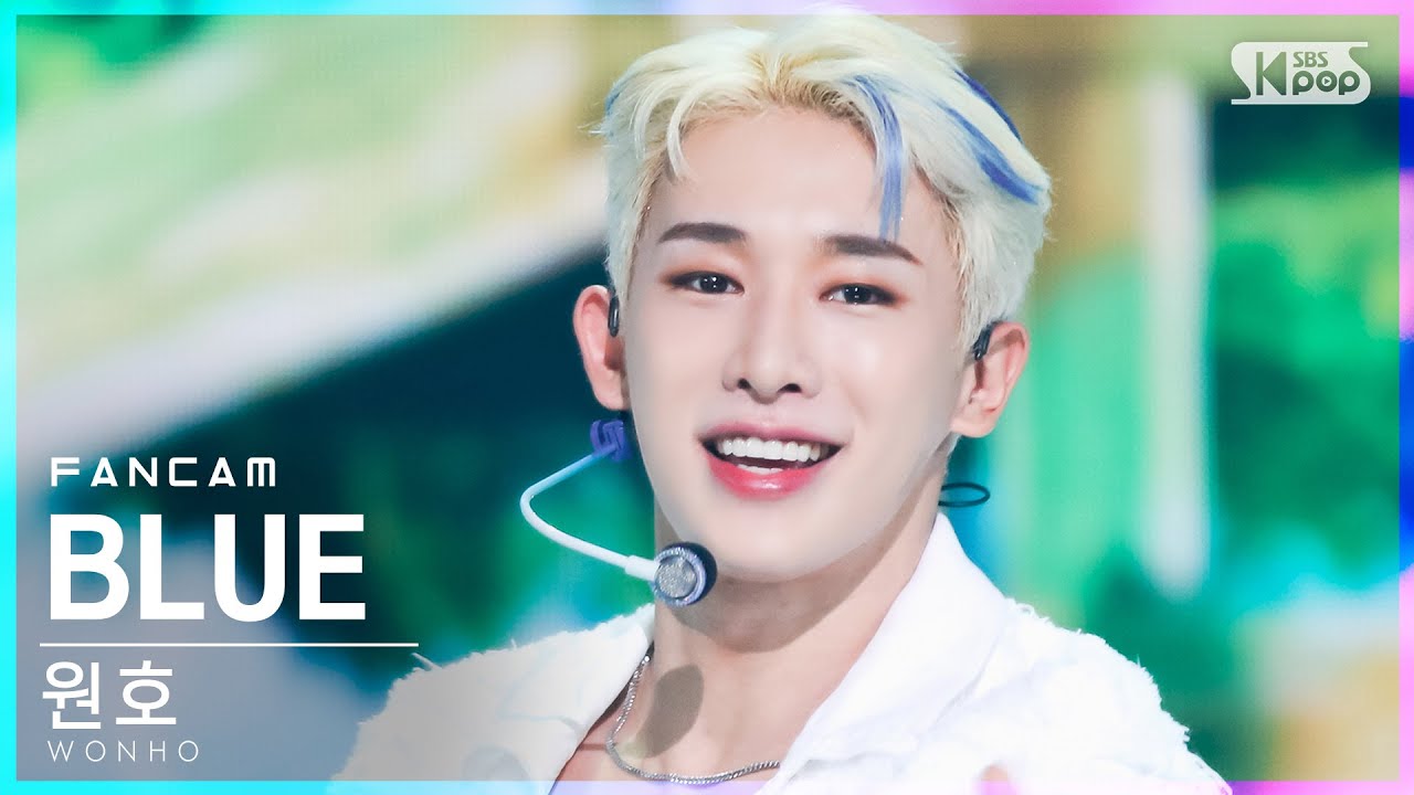[안방1열 직캠4K] 원호 'BLUE' (WONHO FanCam)│@SBS Inkigayo_2021.09.19.