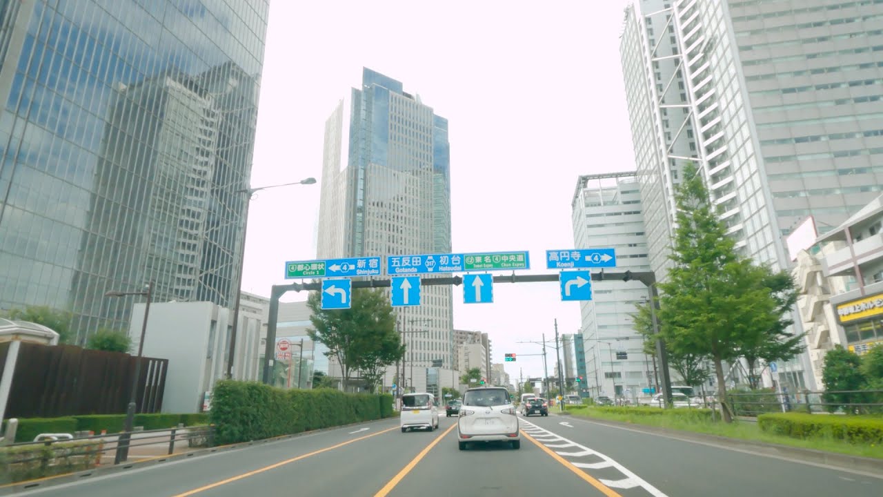 【無停止】山手通り全線を常に150キロ、10分で走破 (内回り)