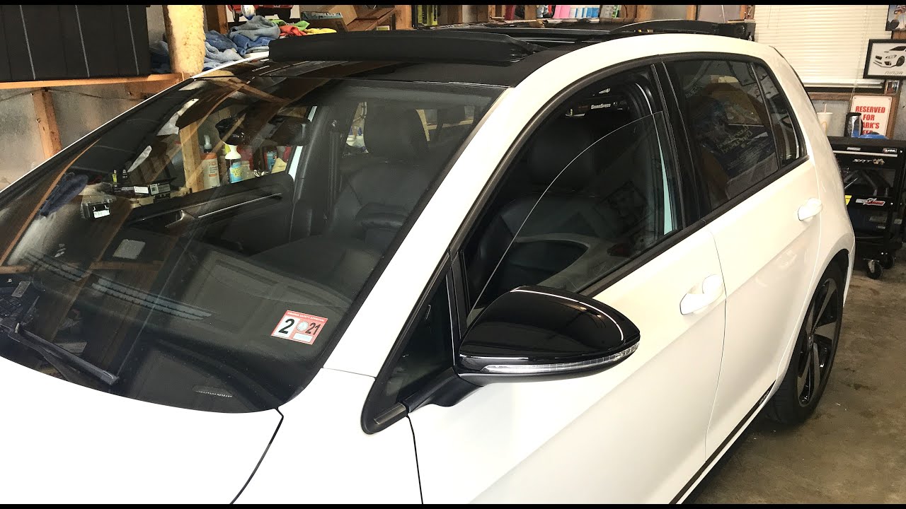 2018 VW GTI SE Ep.233: Installing OEM Black Gloss Mirror Caps