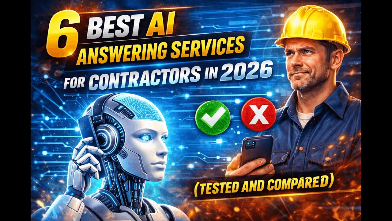 6 Best AI Answering Services for Contractors in 2026 (Tested and Compared)