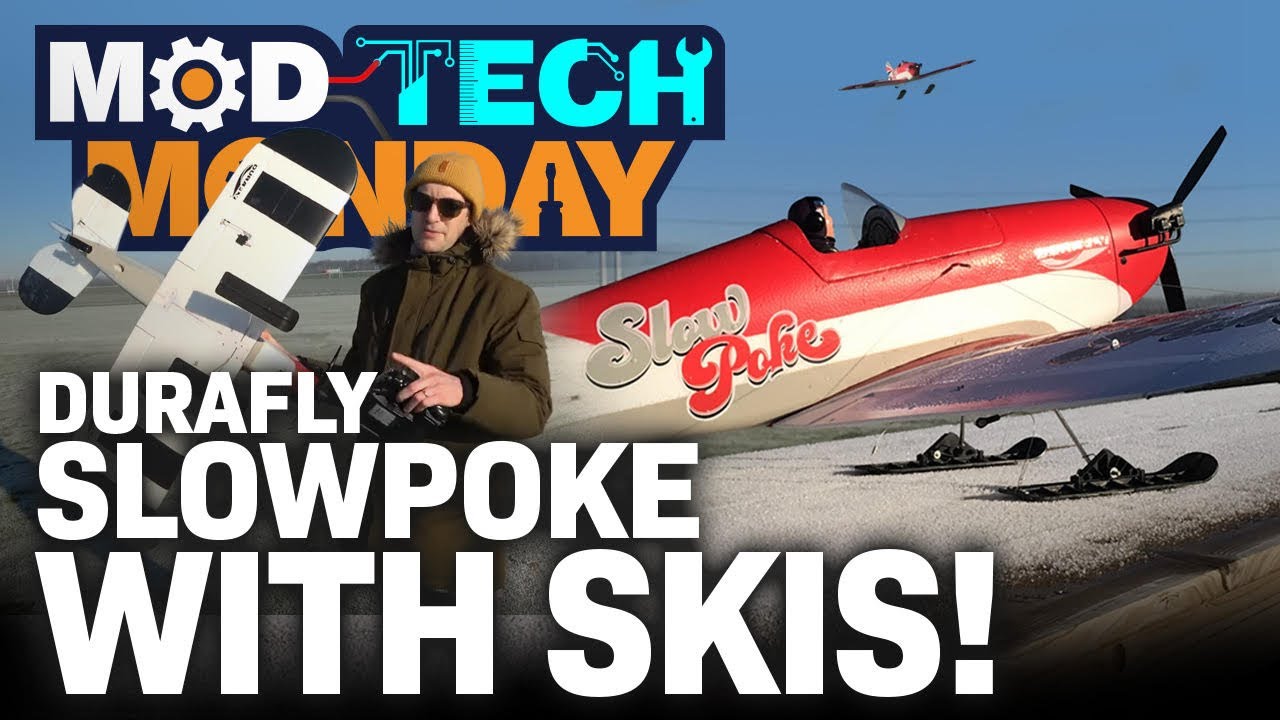 Mod Tech Monday - Durafly SlowPoke with Skis!