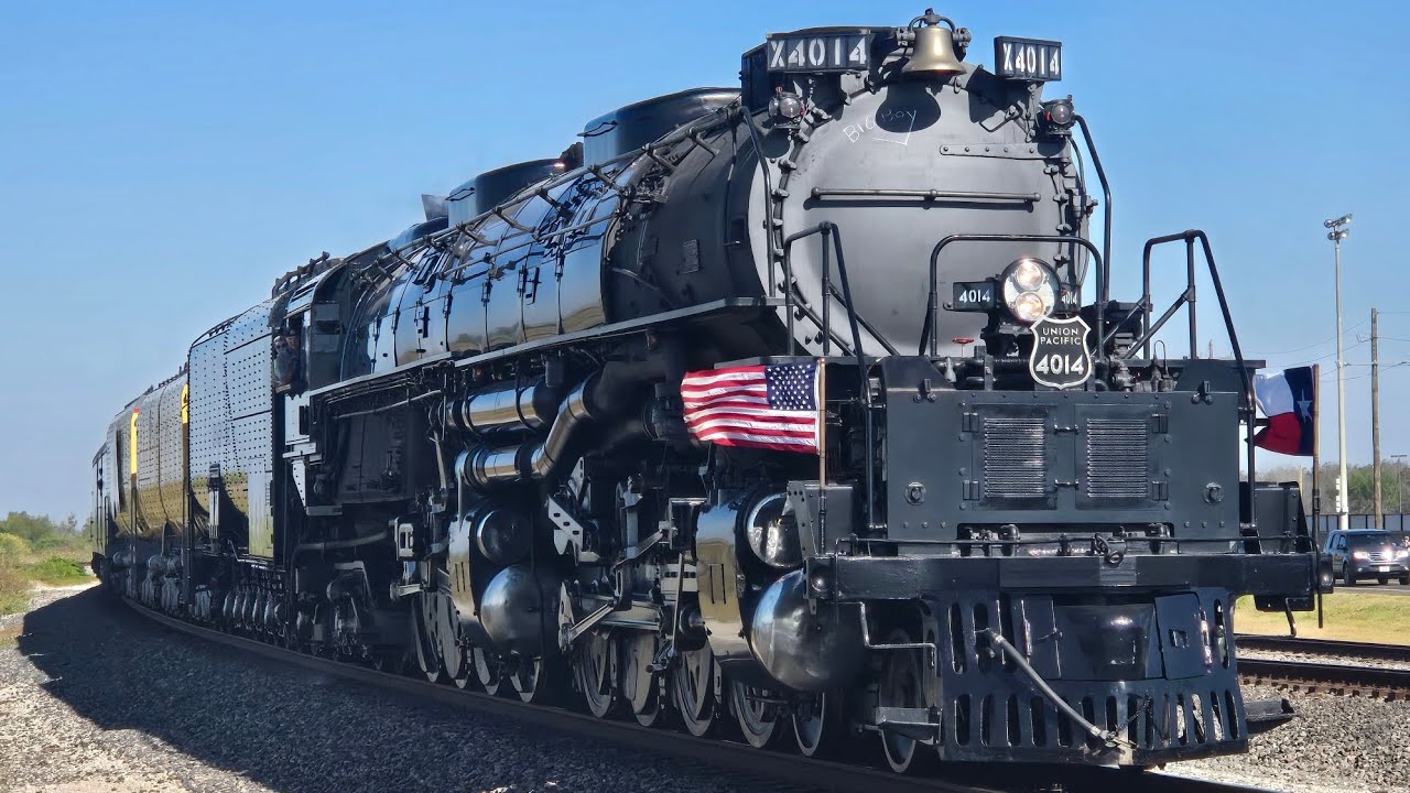 Union Pacific Big Boy 4014 the chase through Texas 2024(No Commentary)