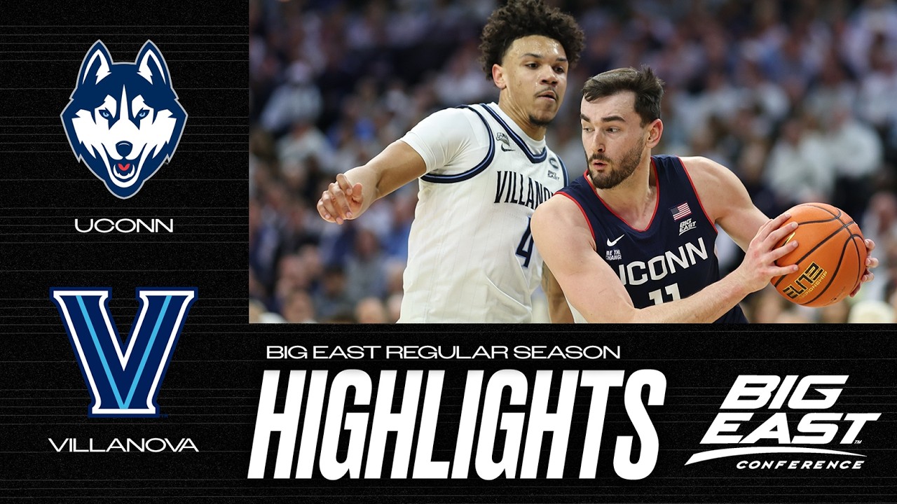 UConn vs. Villanova: Big East regular season men's basketball highlights