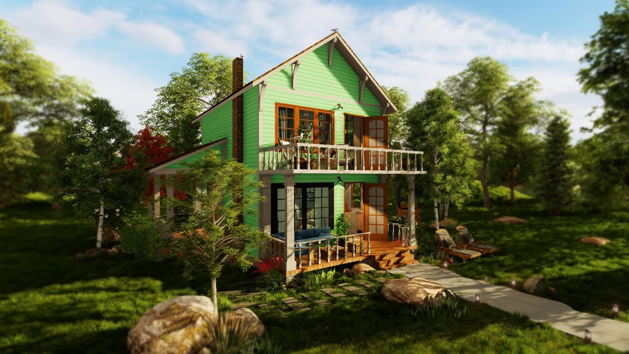 Tiny House Design: 2 Bedrooms in 5x8 Meters