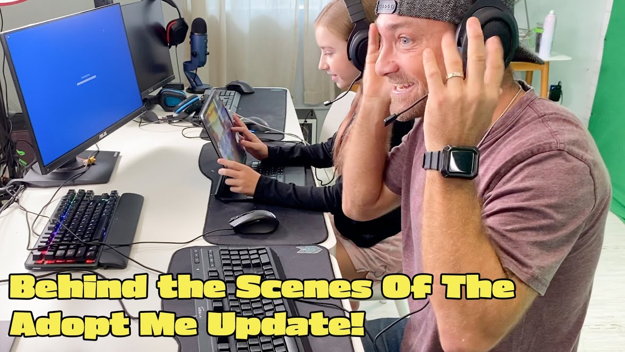 Behind The Scenes Of The Adopt Me Update!! Fossil Egg Reaction Vlog!