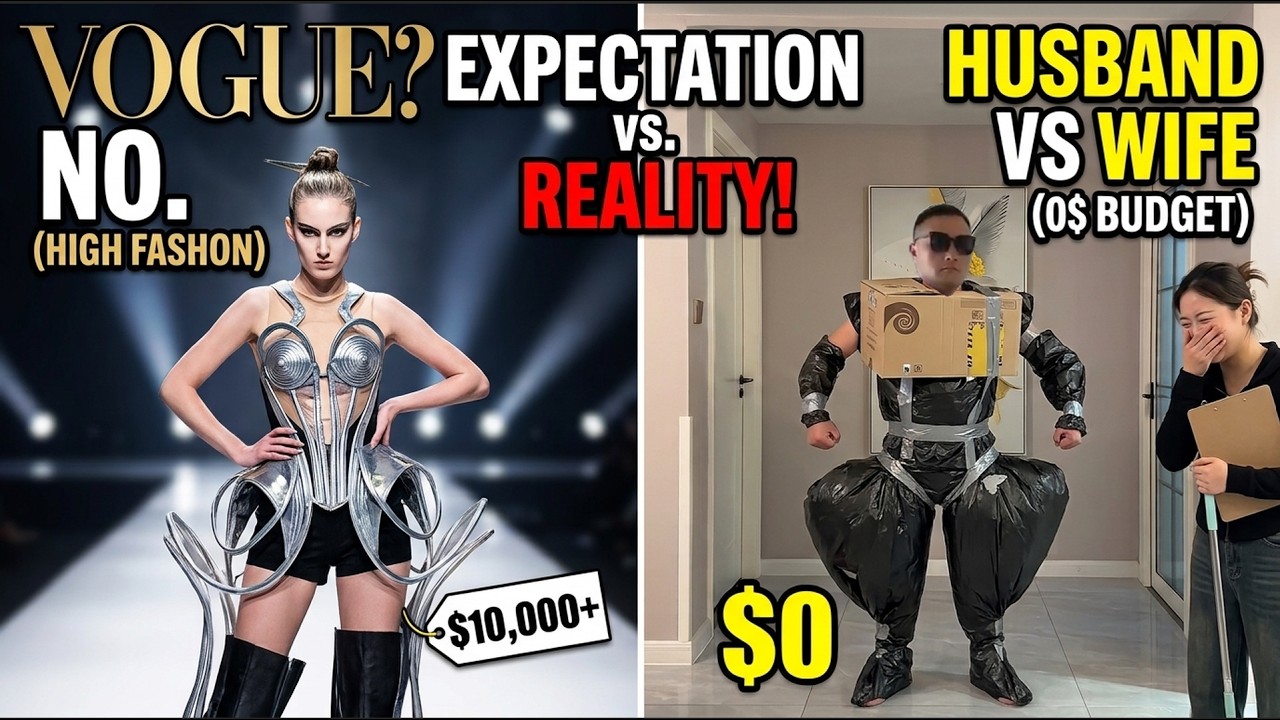 High Fashion vs Low Budget: Hilarious Runway Training & Recreations!