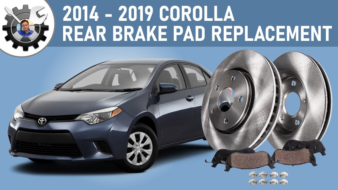 Замена заднего тормоза Corolla 2014-2019