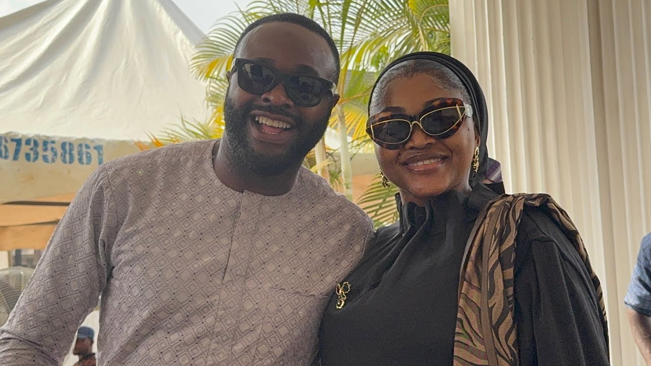 MERCY AIGBE AND FEMI ADEBAYO MEET AT WASIU AYINDE K1 DE ULTIMATE’S IJEBU ODE PALATIAL HOME