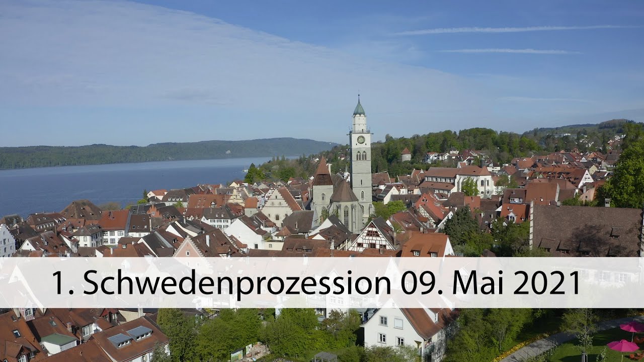 1. Schwedenprozession am 9. Mai 2021 in Überlingen