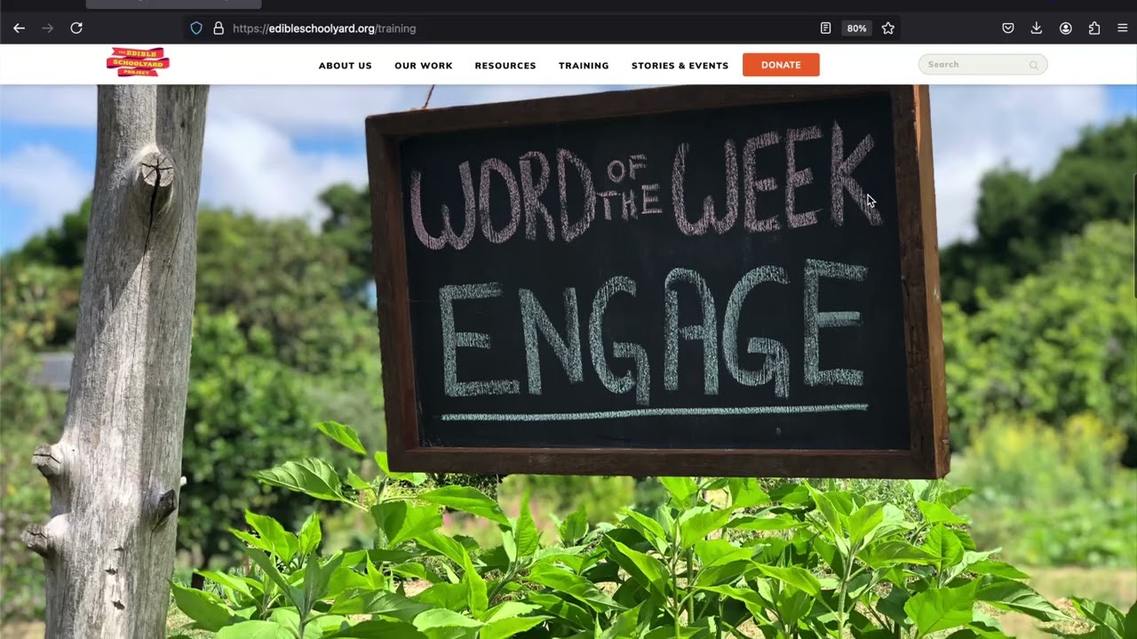 Edible Schoolyard Website Tour