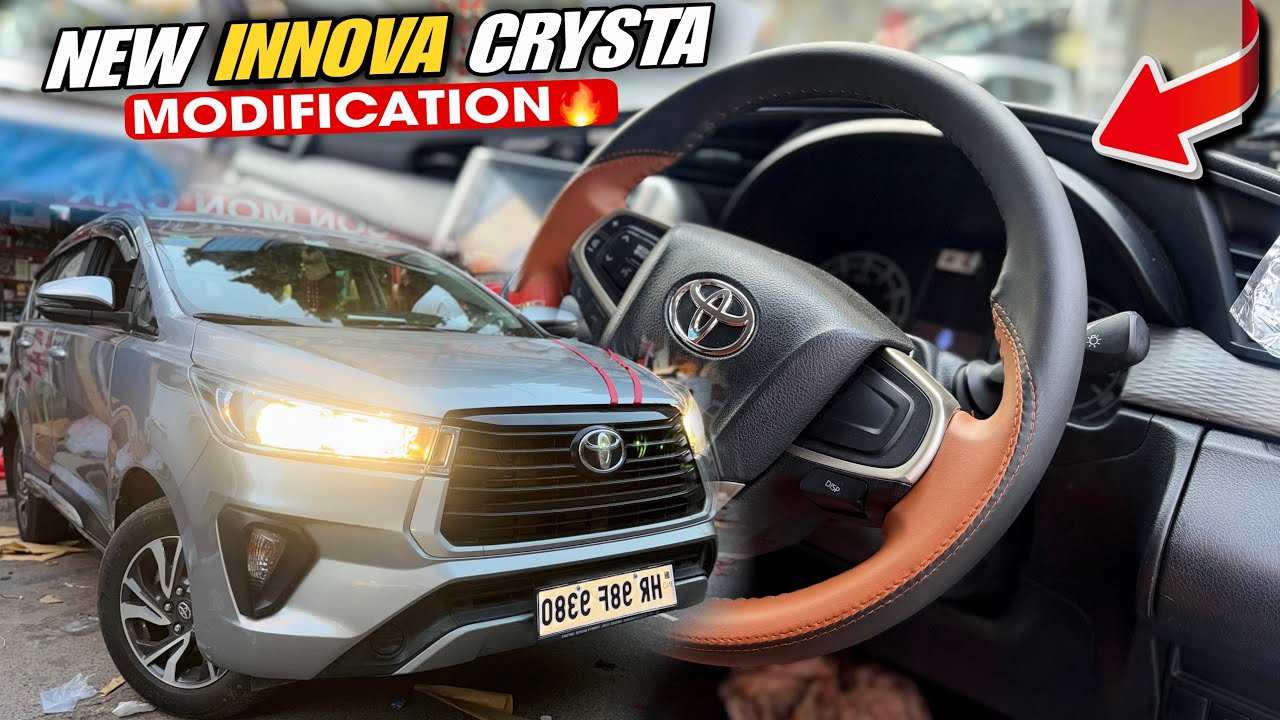 New Innova Crysta Modification 2025🔥|| Crysta Modified Karol Bagh✅