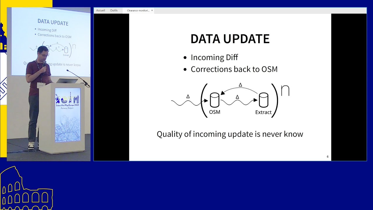 2023: Clearance: monitoring and extracting data from OSM under quality constraints