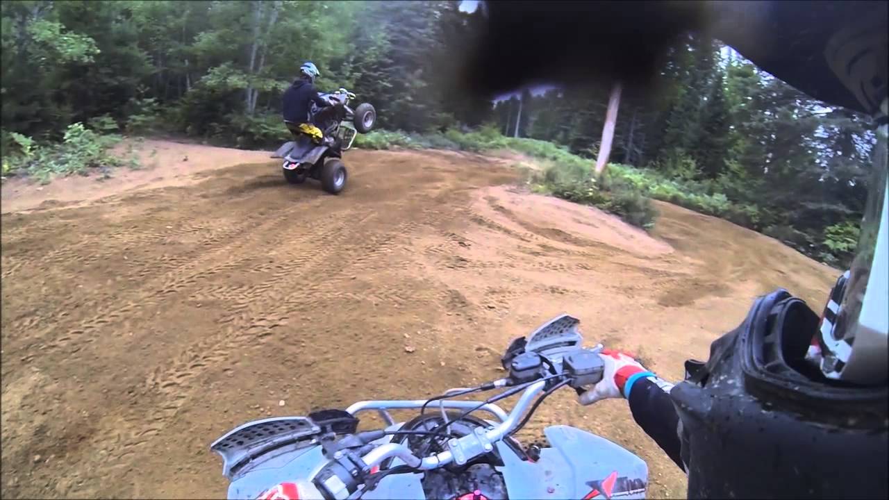 Predator 500 and Raptor 660 trail ride