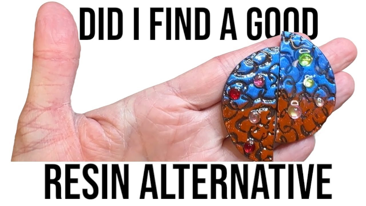 Must See! Did I find a resin alternative for polymer clay, review, experiment, no more resin?