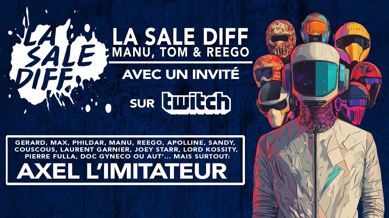 [replay] Axel l'imitateur est avec nous. Parcours, faux Gérard, les débats, la radio... + archives