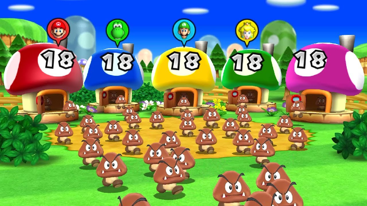 Mario Party 9 - All Challenging Minigames (Master CPU)