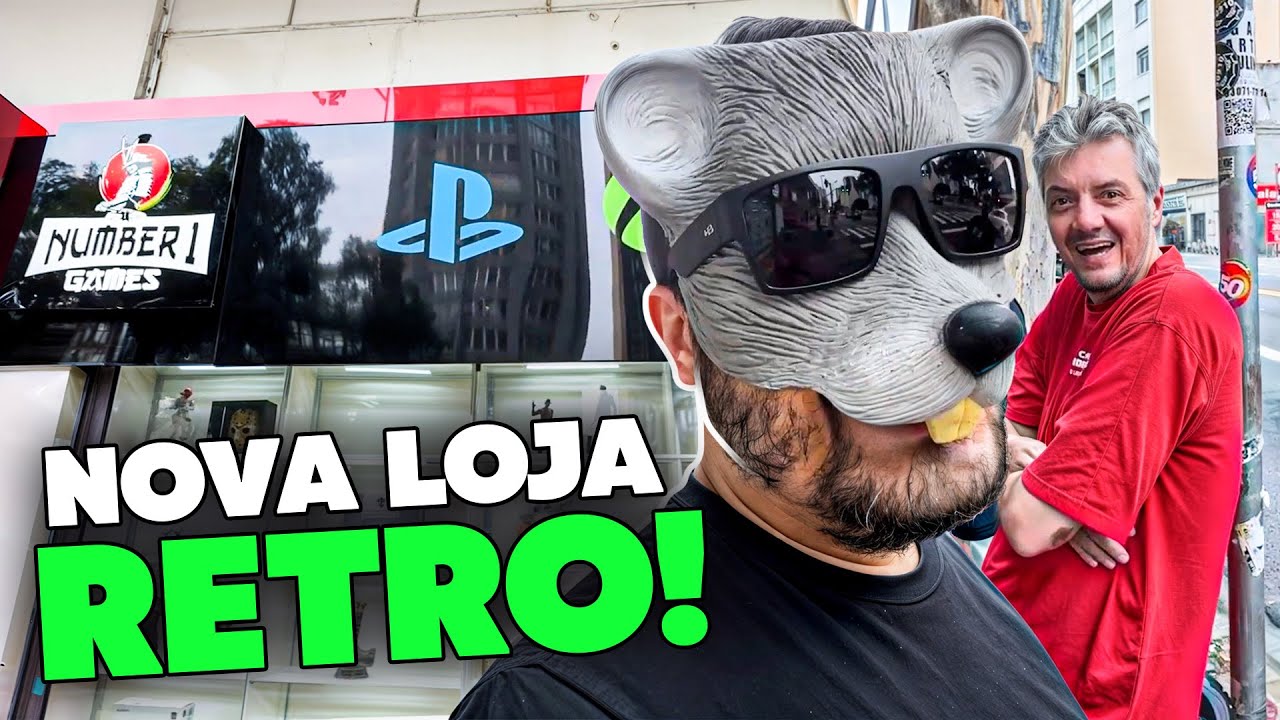 ESSA NOVA LOJA RETRO PEGOU A GENTE DE SURPRESA DE TÃO BOA!