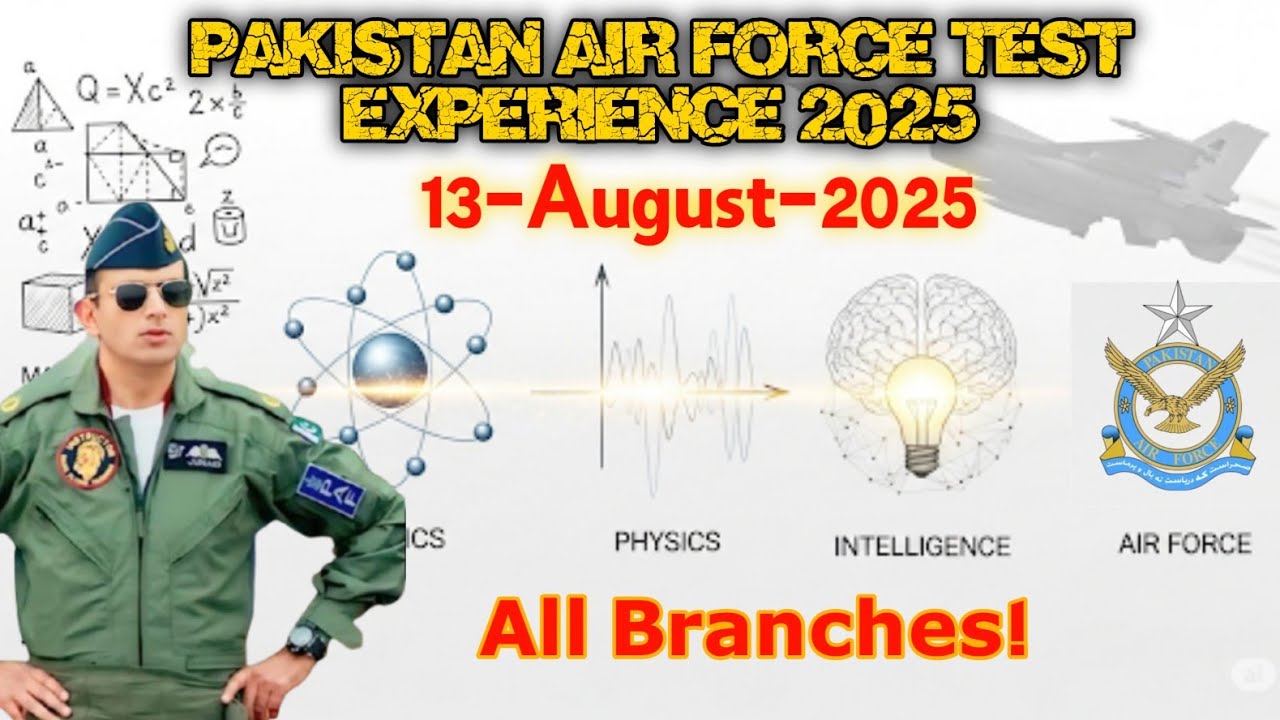PAF Today Test Experience 2025 | 13 August 2025 | 