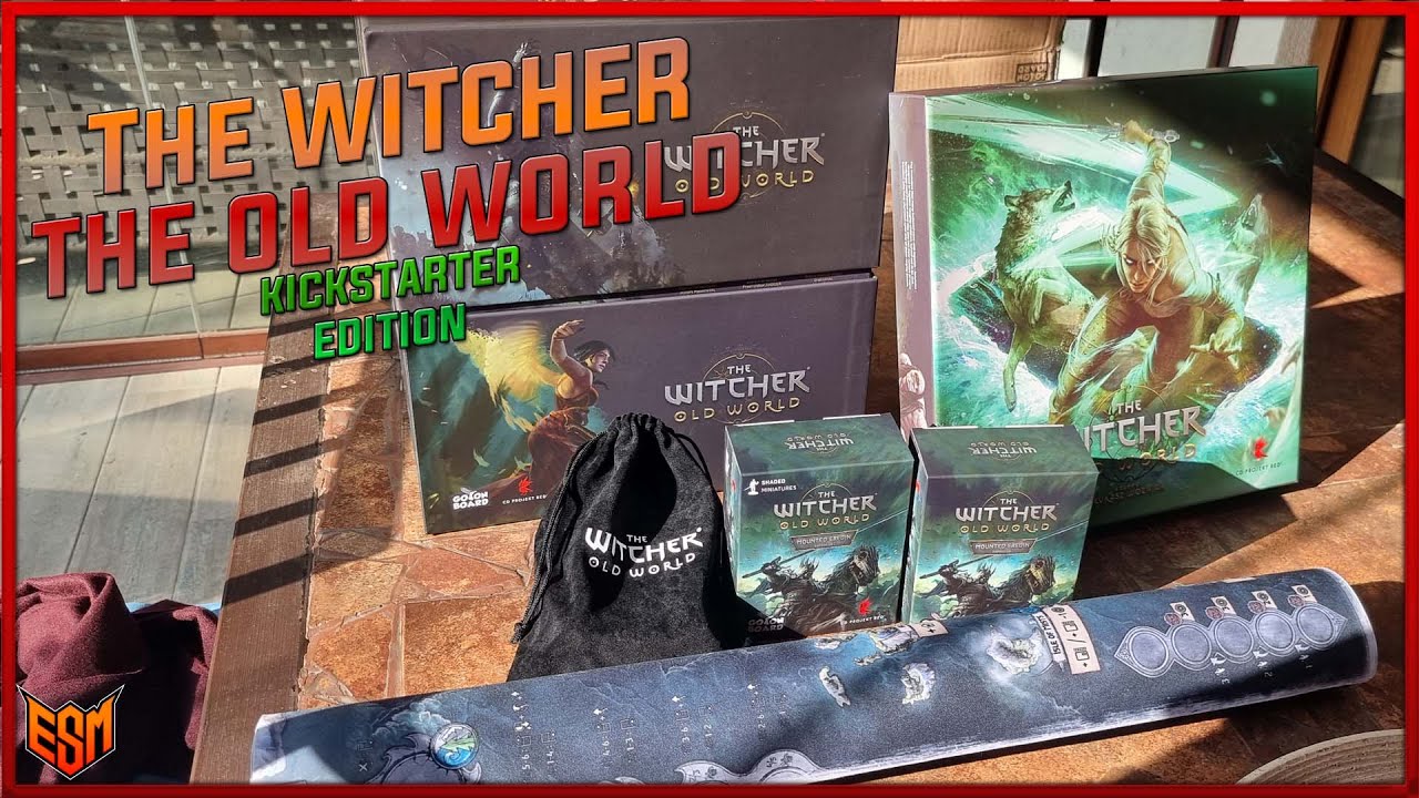 Unboxing The Witcher Old World Kickstarter completo Espa&ntilde;ol | ElStickman