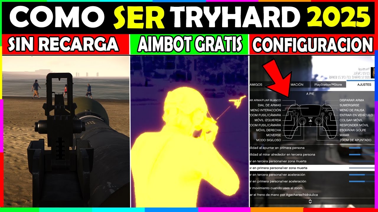 Como SER TRYHARD en 2025 en GTA Online! (Configuración, Protips, Ubicaciones...)