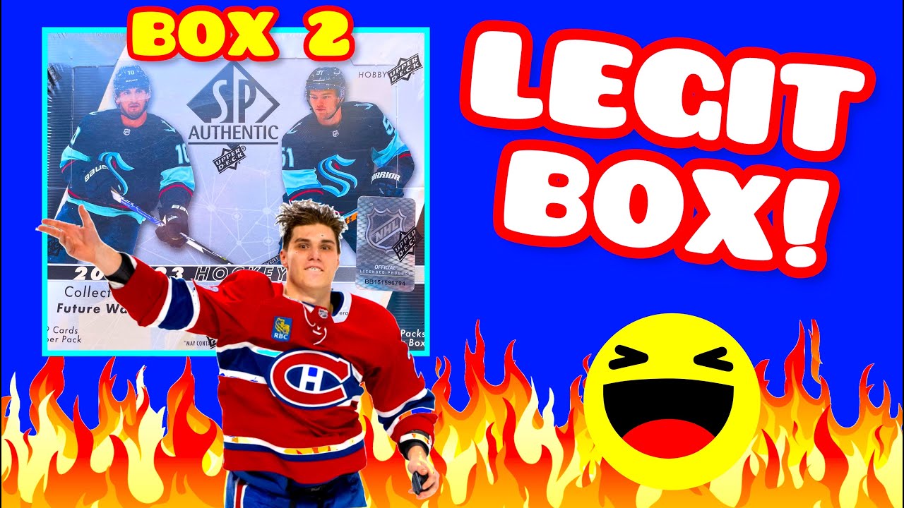 BOX #2! 2022-23 SP Authentic Hockey Hobby Box Break (2023)