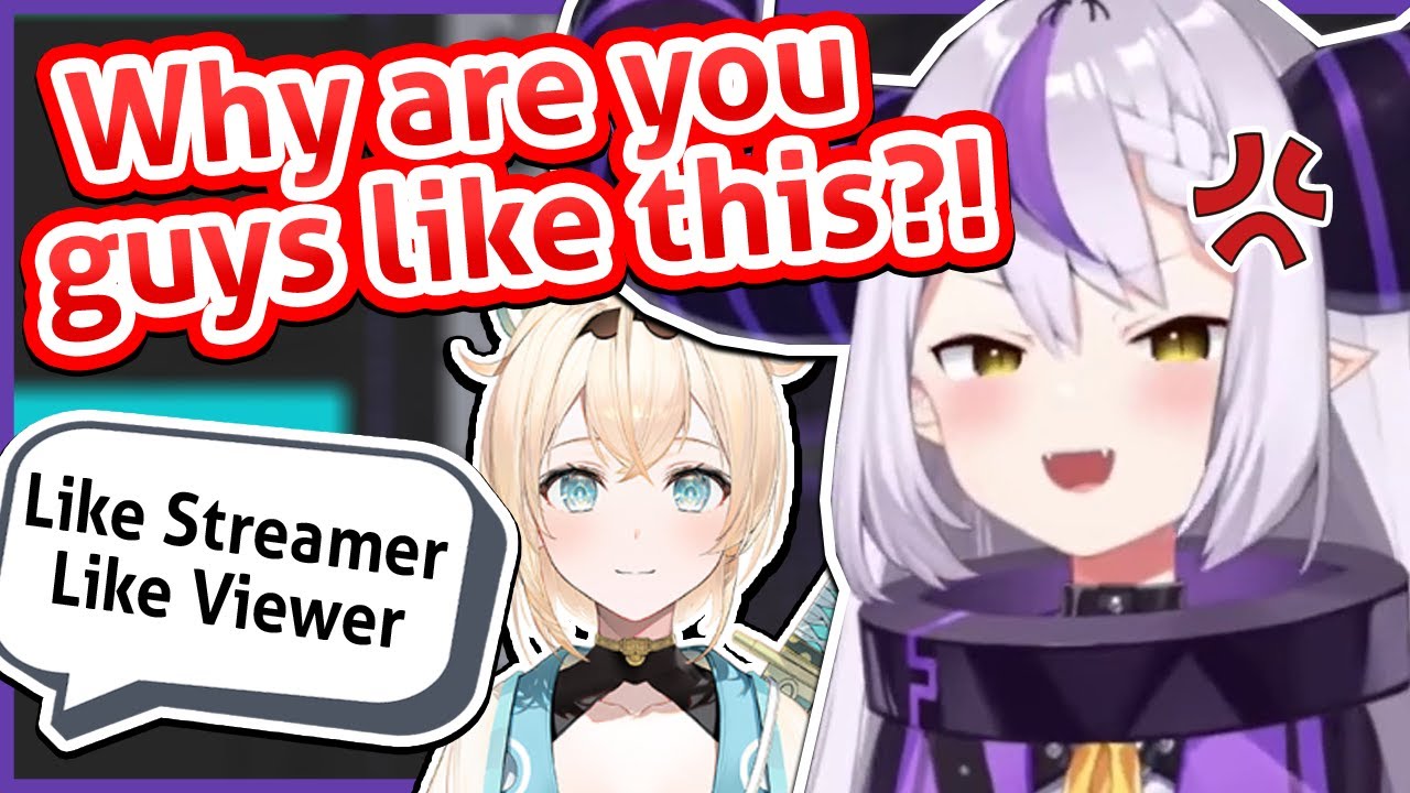 Laplus Compares Her Troll Chat With Iroha's Supportive Chat