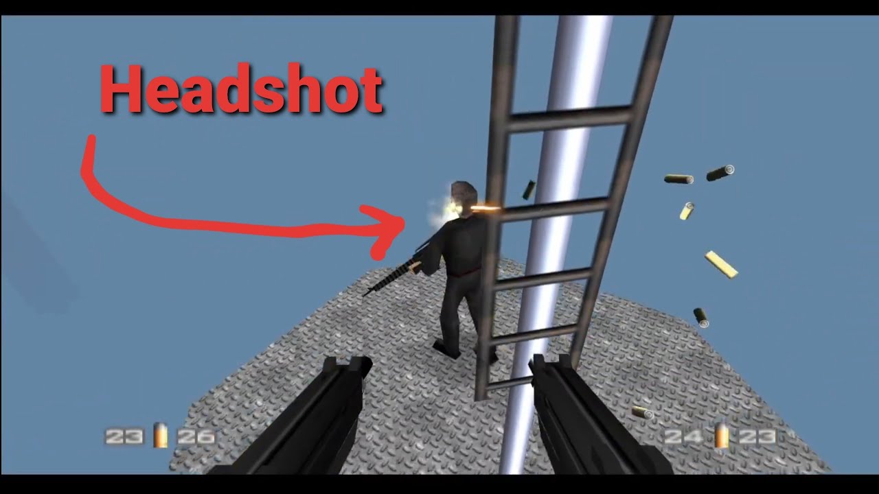Trevelyan gets blasted into oblivion from the air. Goldeneye CRADLE glitchless speedrun CHEAT UNLOCK